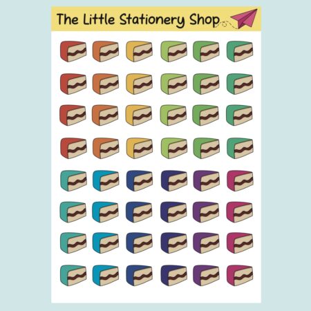 Bright Cake Sticker Sheet Full Bright Cake Sticker Sheet Full