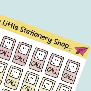 Call Sticker Sheet Main