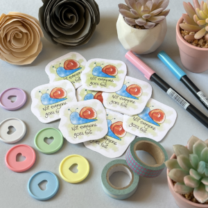 Cute Snail Matt Vinyl Sticker