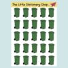 Green Wheelie Bin Sticker Sheet Full Green Wheelie Bin Sticker Sheet Full