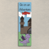 Go On An Adventure Dragon Fantasy Handmade Bookmark