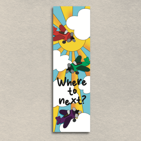 IMG_0156 Where To Next Kids Handmade Bookmark