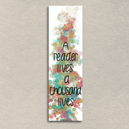 IMG_0158 Thousand Lives Multicoloured Bookmark