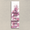 Thousand Lives Pink Handmade Bookmark