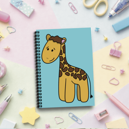 Giraffe Handmade A5 Notebook