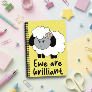 Ewe Are Brilliant Sheep Notebook