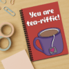Tea Pun Handmade A5 Notebook