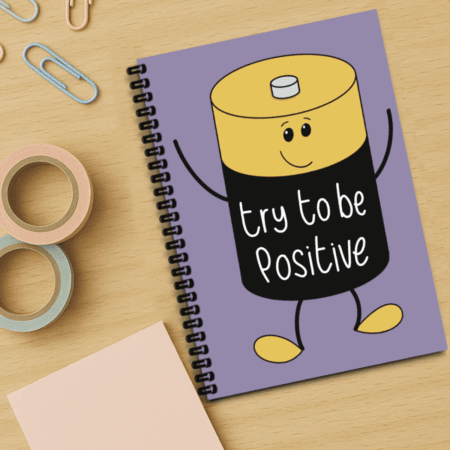 Positivity Handmade A5 Notebook