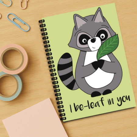 Be Leaf In You Handmade A5 Notebook