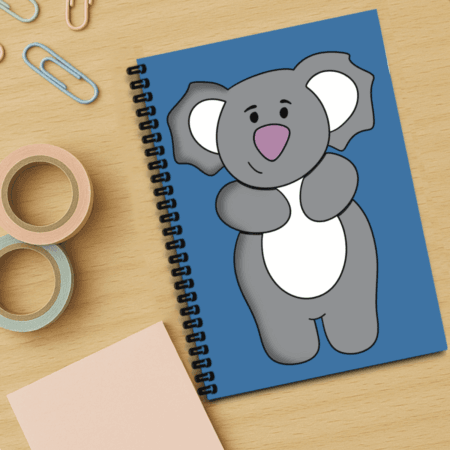 Happy Koala Handmade A5 Notebook