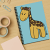 Giraffe Handmade A5 Notebook