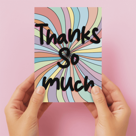 Thanks So Much Greeting Card