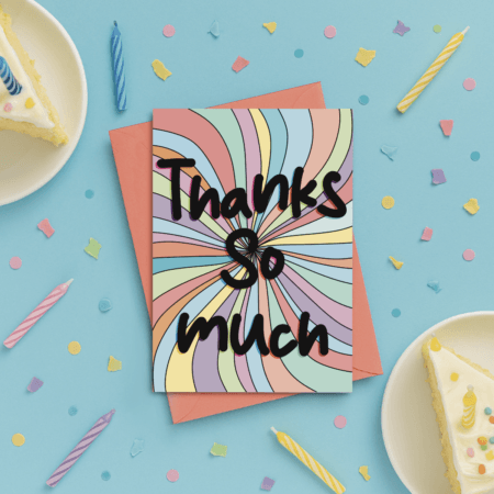 Thanks So Much Greeting Card