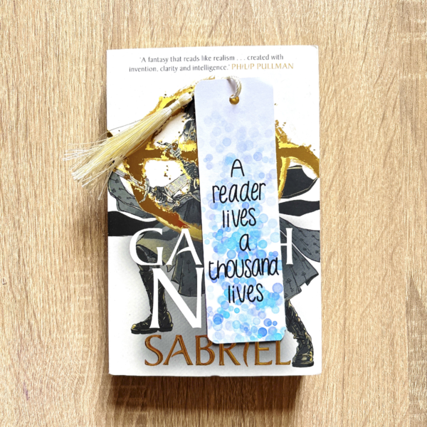 Thousand Lives Bookmark Blue - Image 3