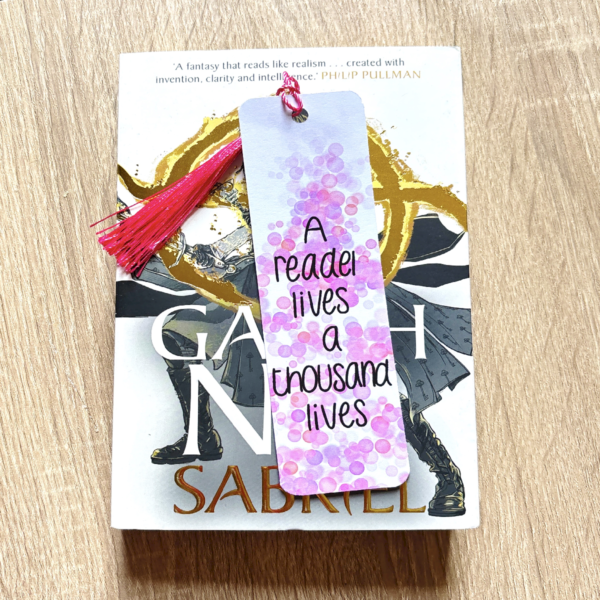 Thousand Lives Bookmark Pink - Image 3