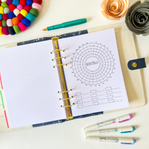 Habit Tracker Planner Insert