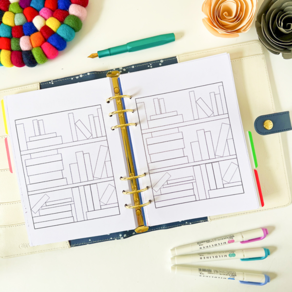 Reading Log Planner Pages