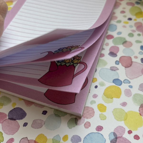 Pink Gardening A6 Memo Pad - Image 2