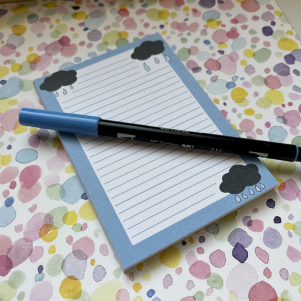 April Showers A6 Memo Pad