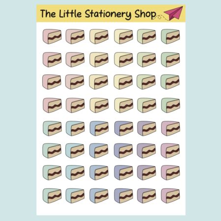 Pastel Cake Sticker Sheet Full Pastel Cake Sticker Sheet Full