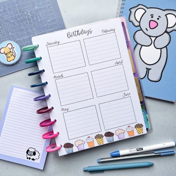 Birthday And Gift Reminder Planner Insert - Image 5