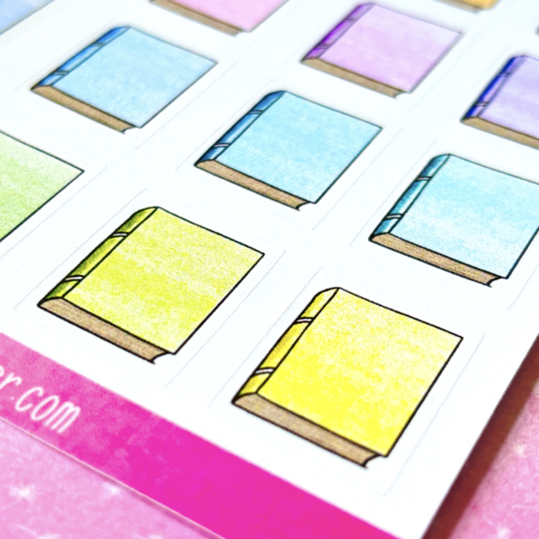 Bookworm Sticker Sheet