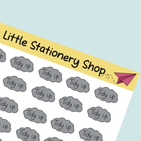 Tidy Up Sticker Sheet Main