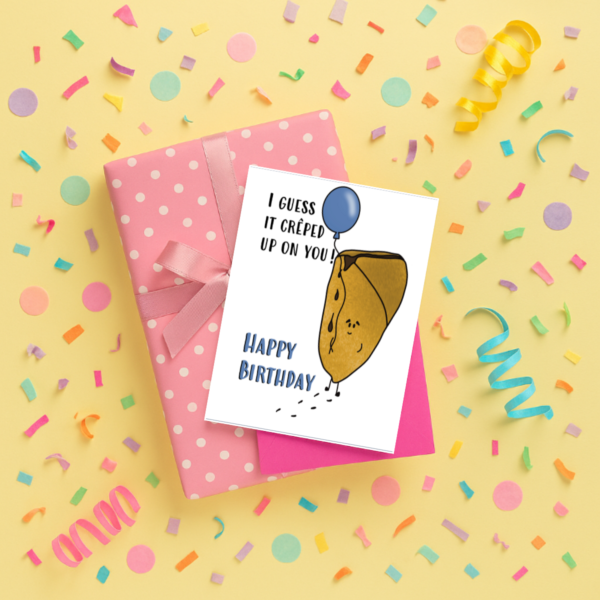 Yummy Crepe Birthday Card - Image 2