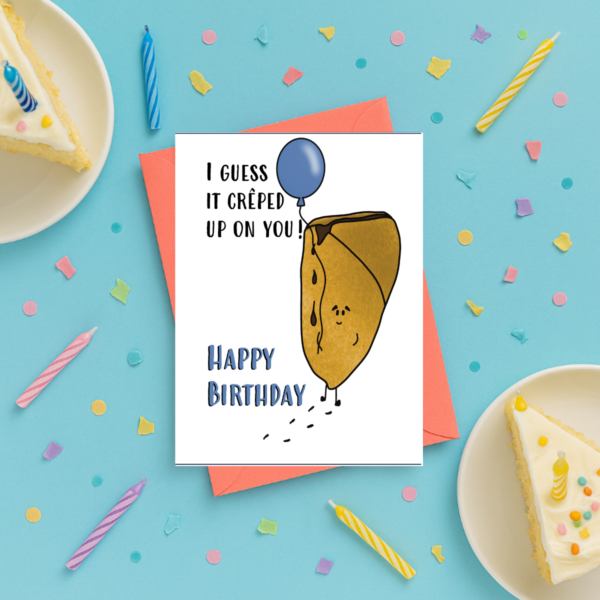 Yummy Crepe Birthday Card - Image 4
