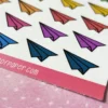 Aeroplane Doodle Planner Sticker Sheet