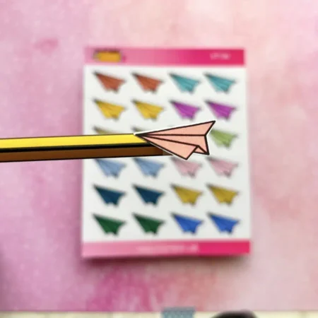 Aeroplane Doodle Planner Sticker Sheet