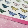 Aeroplane Doodle Planner Sticker Sheet