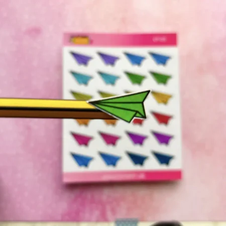 Aeroplane Doodle Planner Sticker Sheet