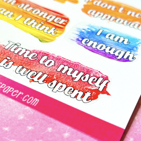 Affirmation Sticker Sheet