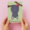 Batty About You Valentine’s Card