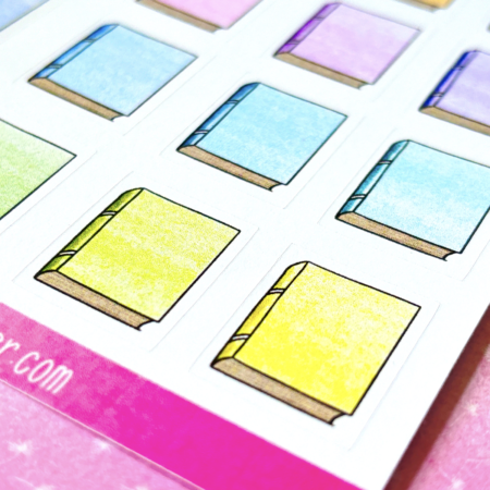 Bookworm Sticker Sheet 3