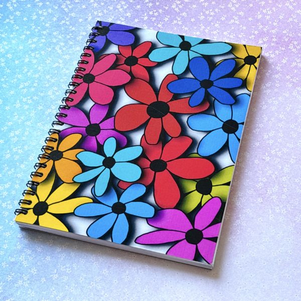 Bright Flowers A5 Notebook