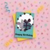 bunny birthday card pink Bunny Birthday Card