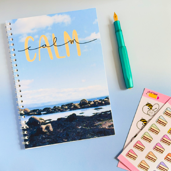 Calming Beach A5 Notebook - Image 3