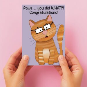 Cat Congratulations Card