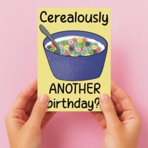Cereal Pun Birthday Card