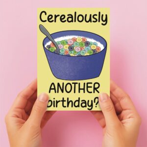 Cereal Pun Birthday Card