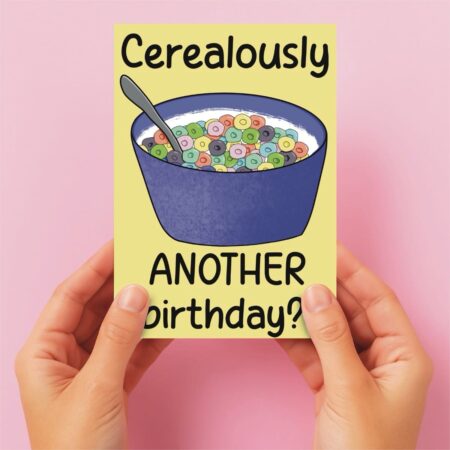 cereal pun birthday card main Cereal Pun Birthday Card