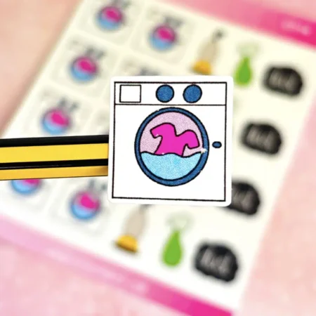 Cleaning Icon Planner Sticker Sheet