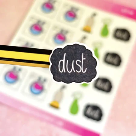Cleaning Icon Planner Sticker Sheet