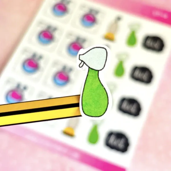 Cleaning Icon Sticker Sheet - Image 4