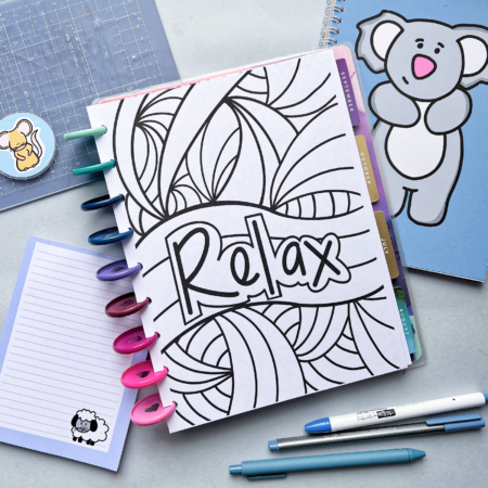Colouring Sheet Planner Insert 2