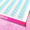 Daily Time Schedule Planner Sticker Sheet