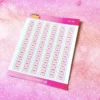 Daily Time Schedule Planner Sticker Sheet