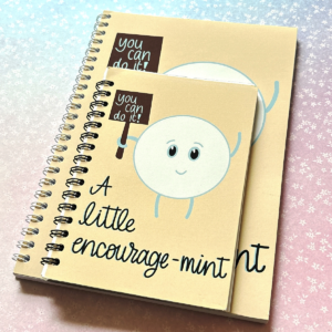 Encourage-mint A5 Notebook